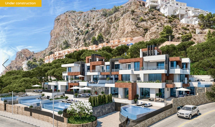 Newly built apartment in front of Poniente beach in Benidorm